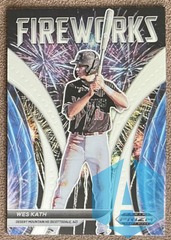 2021 Panini Prizm Draft Picks Fireworks Wes Kath Rookie #F-WK